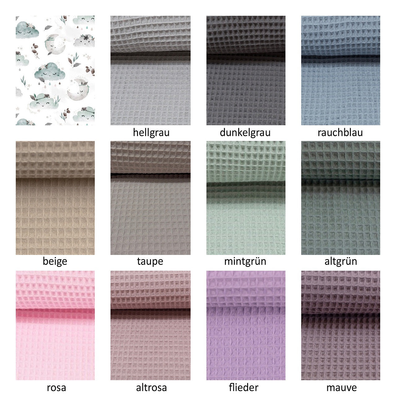 Bettschlange "Wolken mint"